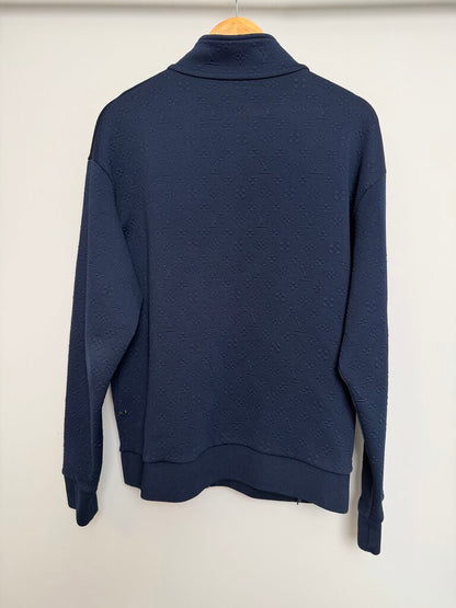 Preowned Louis Vuitton Navy Monogram Track Jacket size