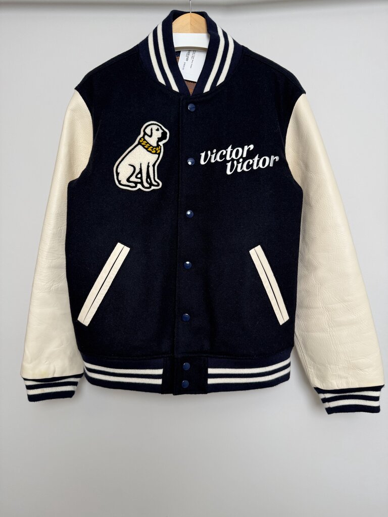 Victor Victor Navy Cream Varsity size L