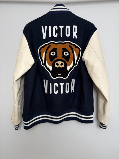 Victor Victor Navy Cream Varsity size L