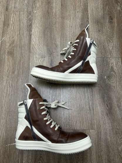 Preowned Rick Owens Geobasket Cream Brown Size 42 (No Box)