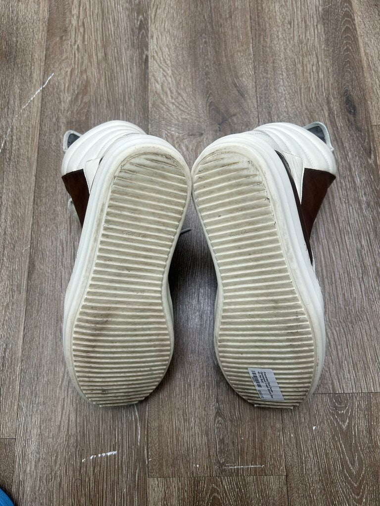 Preowned Rick Owens Geobasket Cream Brown Size 42 (No Box)