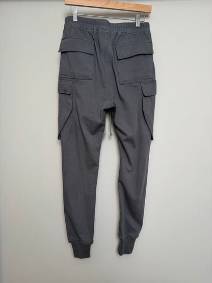 Preowned Rick Owens Grey Jogger Cargo Sweatpants size S/M