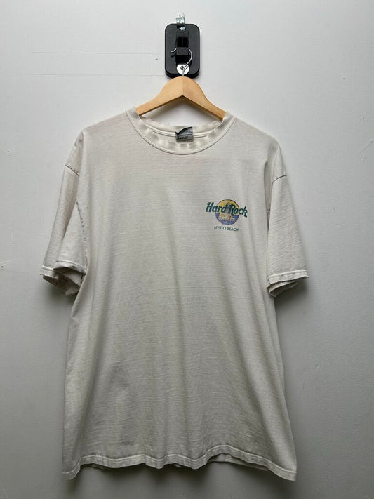 90s Hard Rock Myrtle Beach White Tee