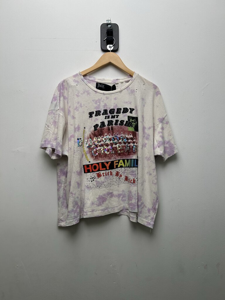New Paly Hollywood Holy Family Tie Dye Tee Size Large
