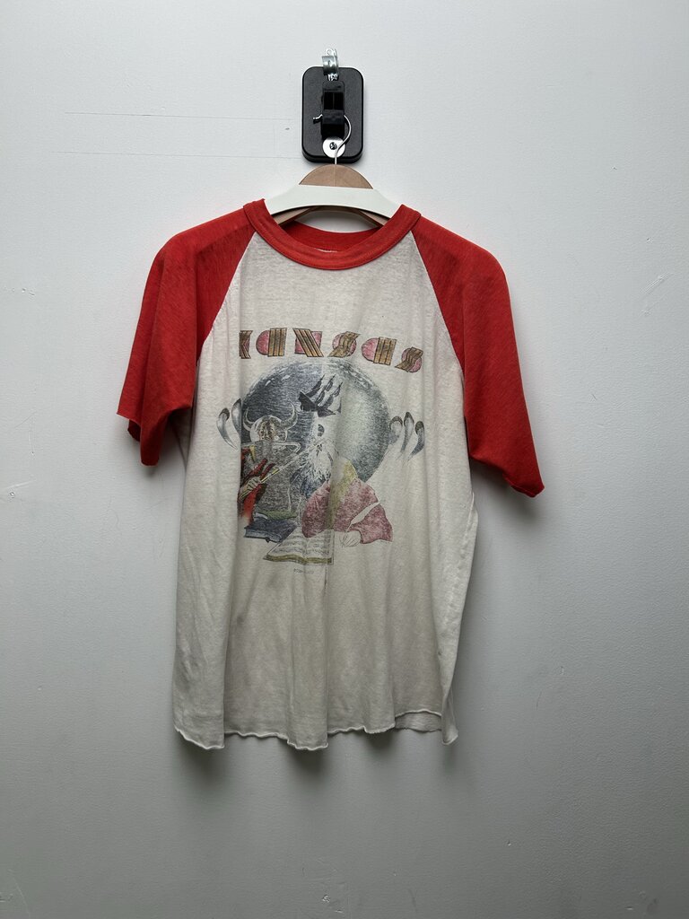 80's Kansas Red White Tee Size M/L