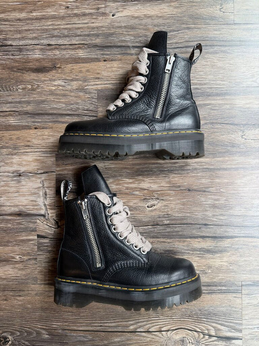 Pre-Owned Rick Owens Doc Marten Boots Sz. 11
