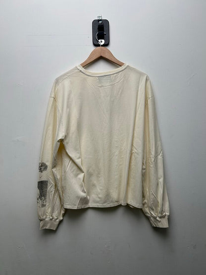 New Faciane Olive Restless Distressed Longsleeve sz.L