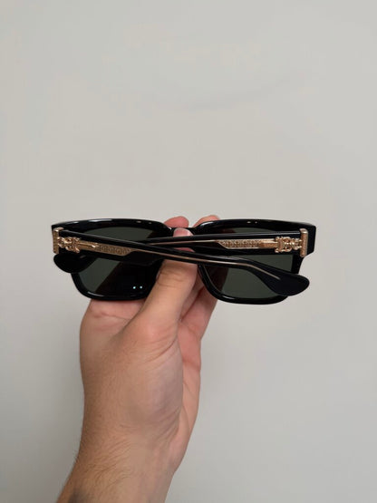 New Chrome Heart Box Officer Black Gold Frames