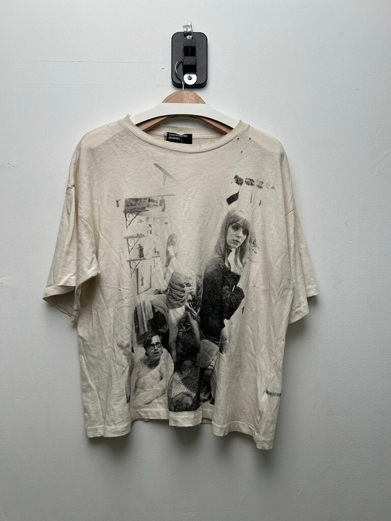 Preowned ERD White Ivans Childhood Tee Sz.Medium