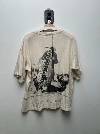 Preowned ERD White Ivans Childhood Tee Sz.Medium