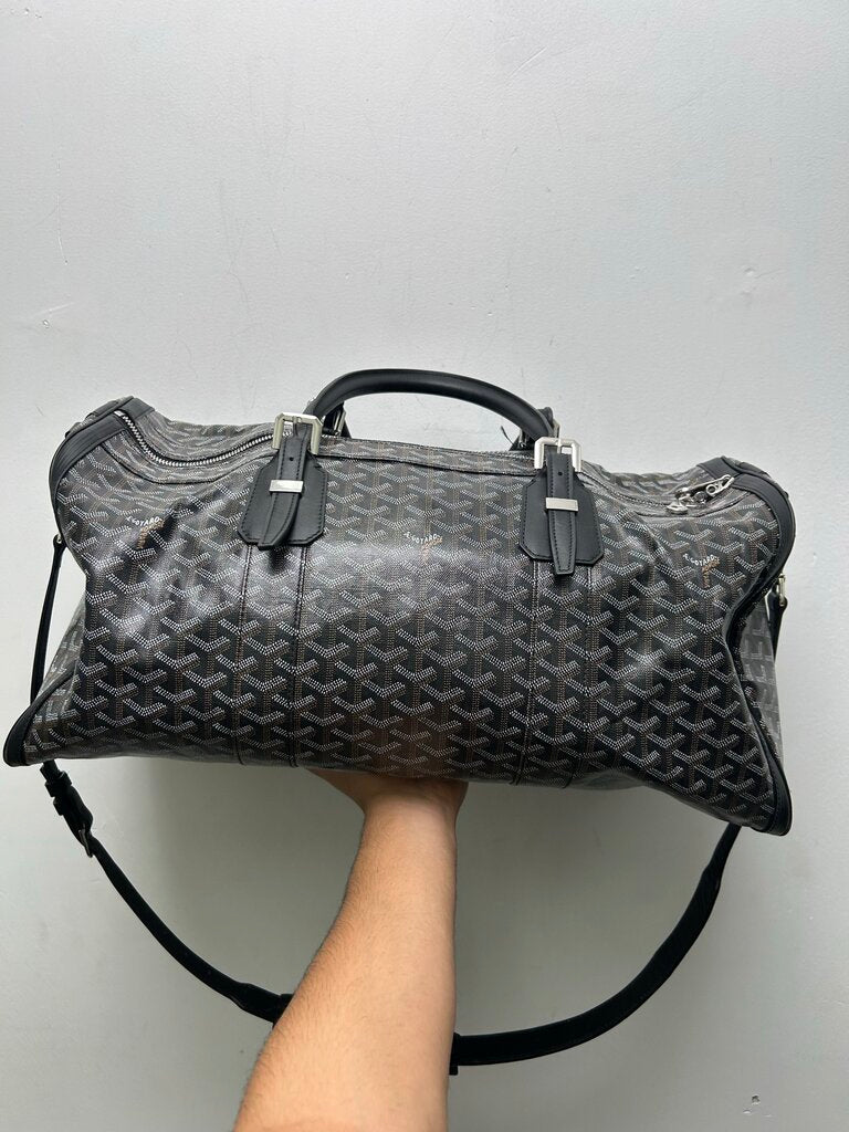 Preowned Goyard Croissere Duffel Bag Black