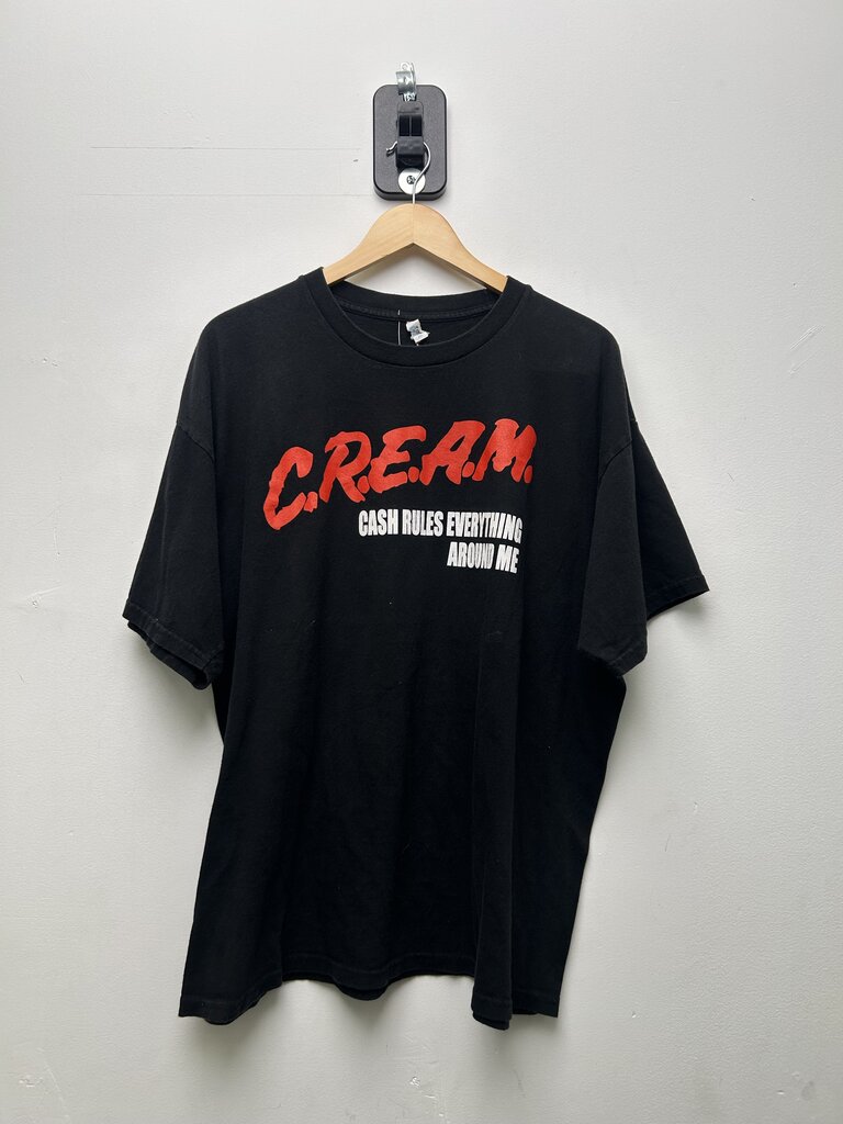 Vintage 00's CREAM Black Tee sz.2XL XXL