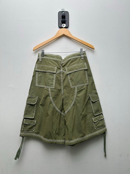 New GV Gallery Contrast Green Cargo Shorts sz.M