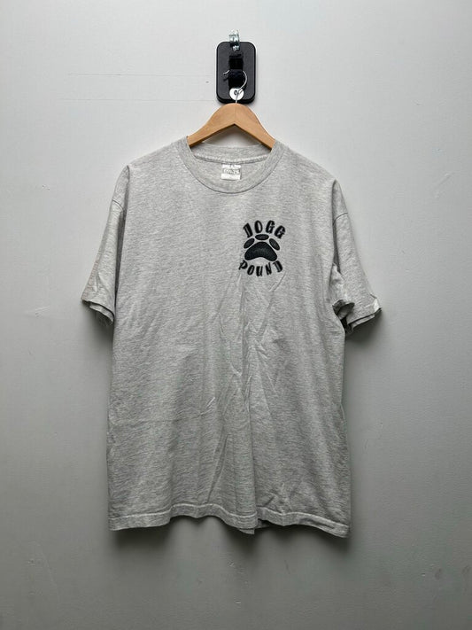 DOGG Pound Death Row Records Grey Tee Sz XL