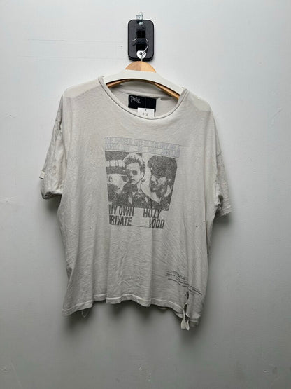 Preowned Paly White Angels In The Sky Tee Sz.Large