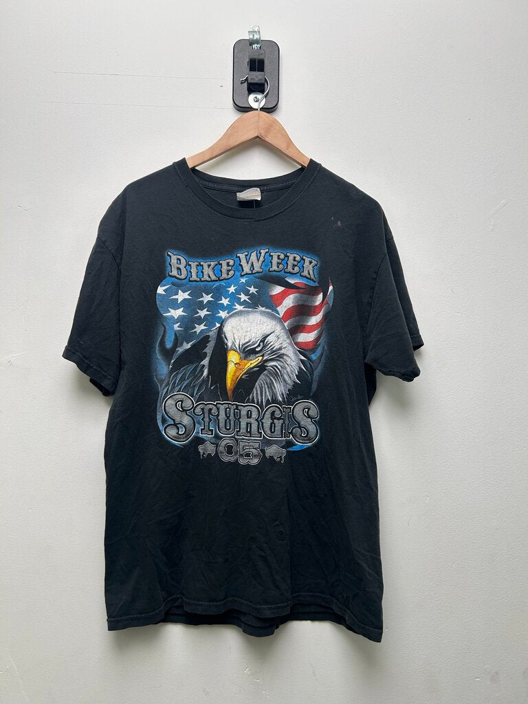 2005 Sturgis Bike Week Eagle Tee Sz L