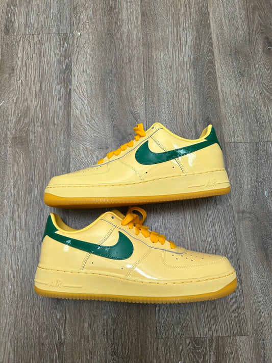 New Nike Af1 Patent Topaz Gold Size 12