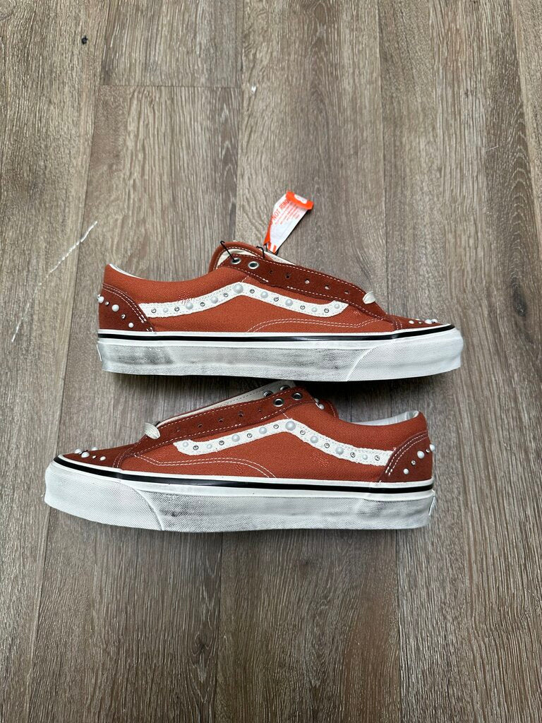 New Vans Pearlized Red Rust bronze Size 12