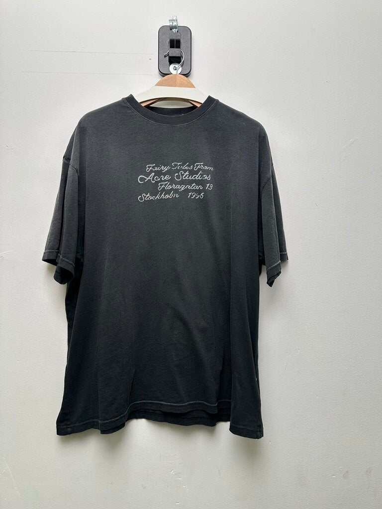 Preowned Acne Studios Fairy tales Black tee Size Small