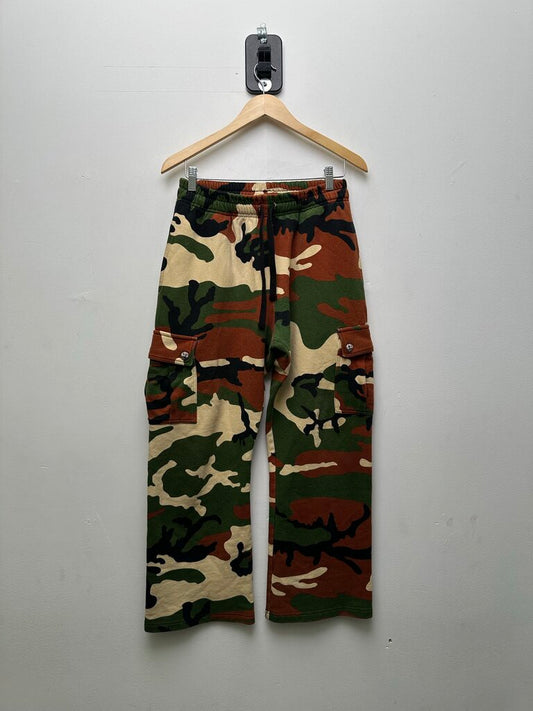 Preowned Chrome Hearts Matty Boy Camo Cargo Sweatpants Sz.Medium