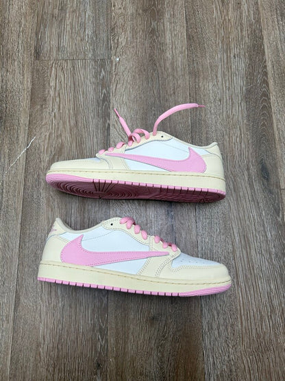 Preowned Jordan 1 Low Travis Scott Shy Pink Sz.9