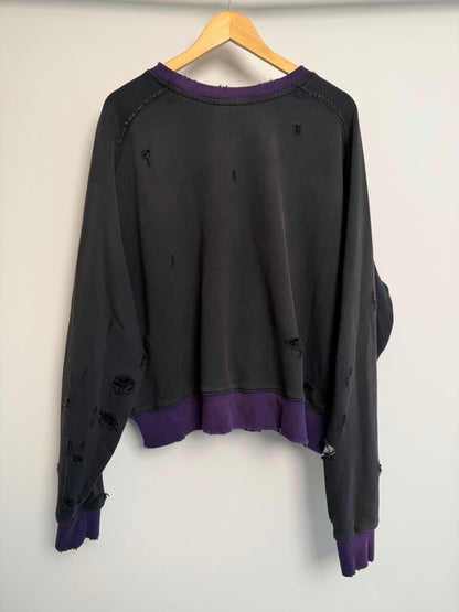 New GV Gallery Sulfur Crewneck Purple/Black Size M