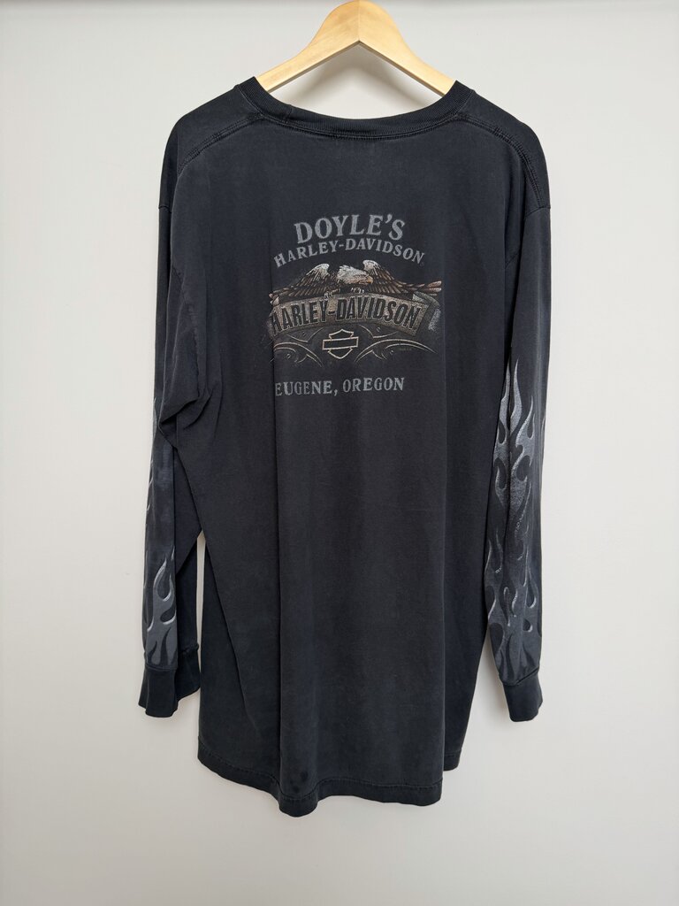 Pre-Owned Harley Davidson Flame Longsleeve Sz. XL
