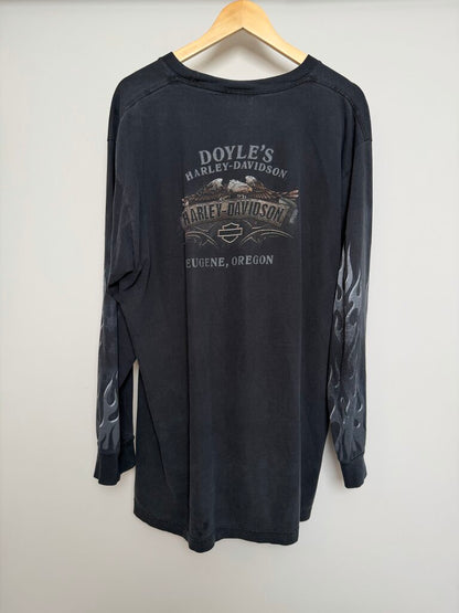 Pre-Owned Harley Davidson Flame Longsleeve Sz. XL
