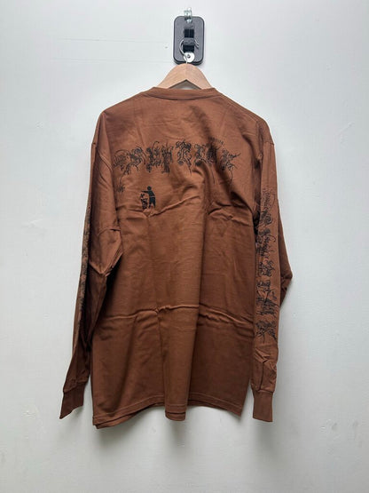 New Supreme Brown Bastards Long Sleeve Size XL