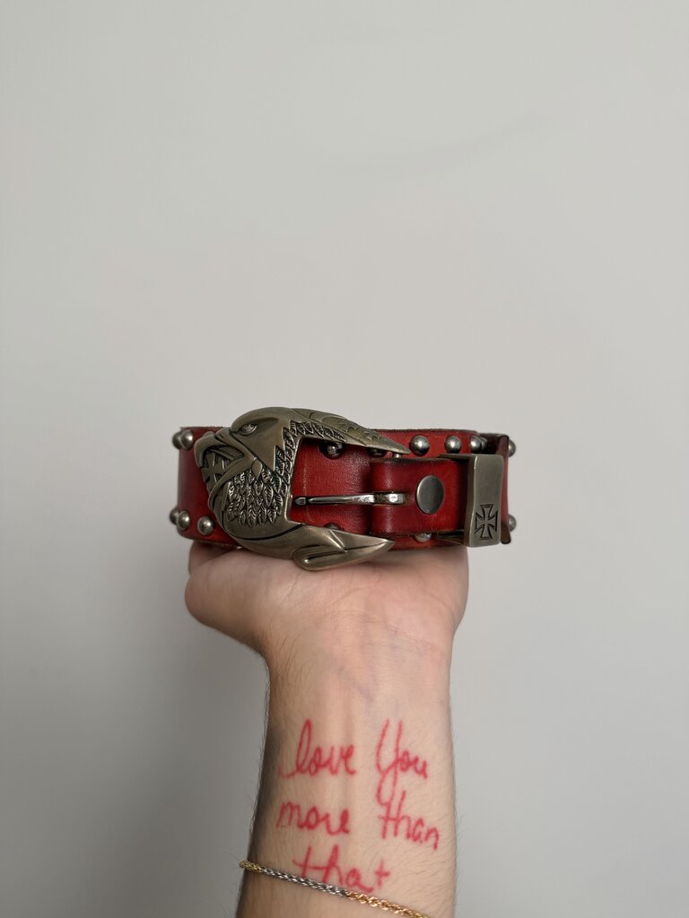 Pre-Owned ERD Belt Red Sz. 36
