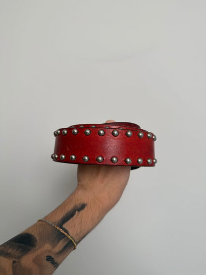 Pre-Owned ERD Belt Red Sz. 36