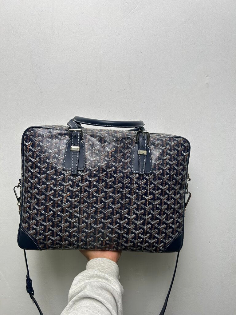 Preowned Goyard Ambassade Navy With Strap