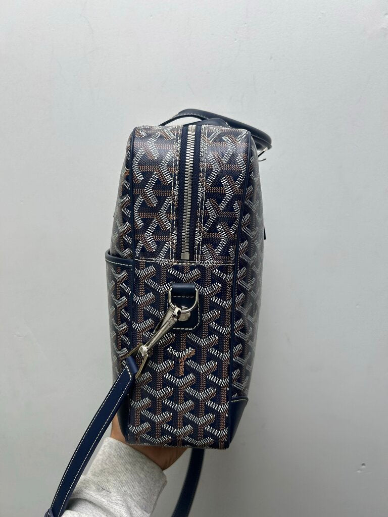 Preowned Goyard Ambassade Navy With Strap