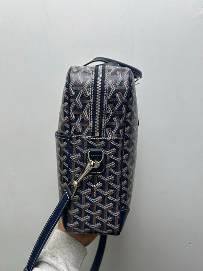 Preowned Goyard Ambassade Navy With Strap