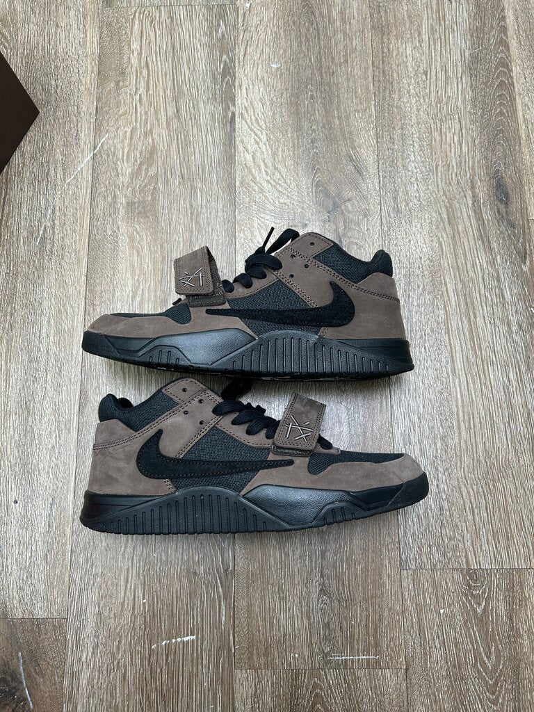 Preowned Jordan Jumpman Jack Travis Scott Brown Mocha sz.9.5