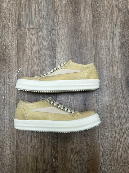 Preowned Rick Owens DRKSHDW Parchment Milk Vans sz.42
