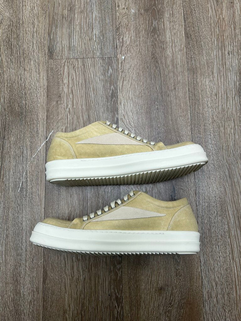 Preowned Rick Owens DRKSHDW Parchment Milk Vans sz.42