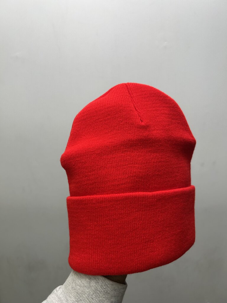 New Chrome Hearts White Embroidered Red Beanie