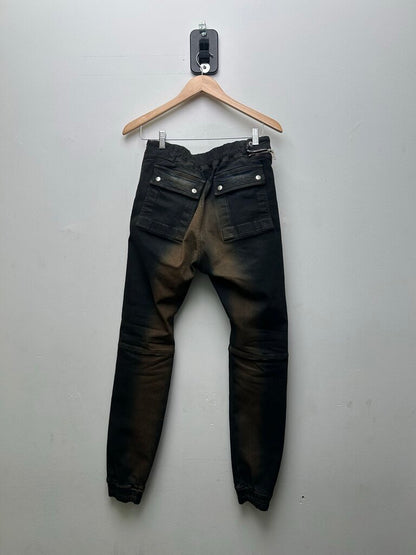 Preowned Rick Owens DRKSHDW Mud Aircut Jogger Denim sz.