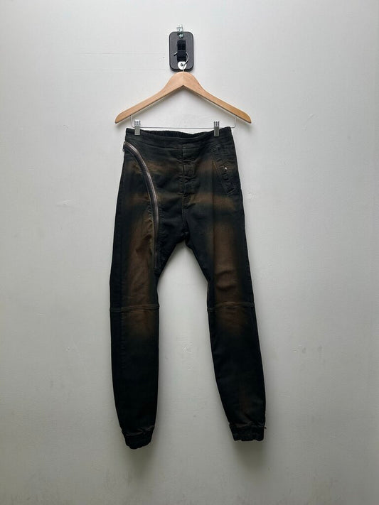 Preowned Rick Owens DRKSHDW Mud Aircut Jogger Denim sz.