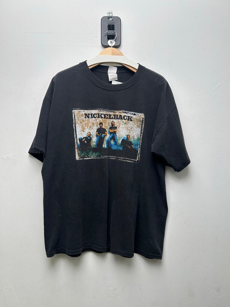 2000's Nickleback Black Grey Tee sz.XL