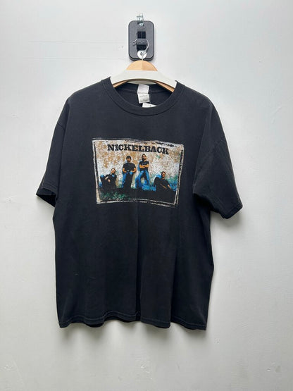 2000's Nickleback Black Grey Tee sz.XL