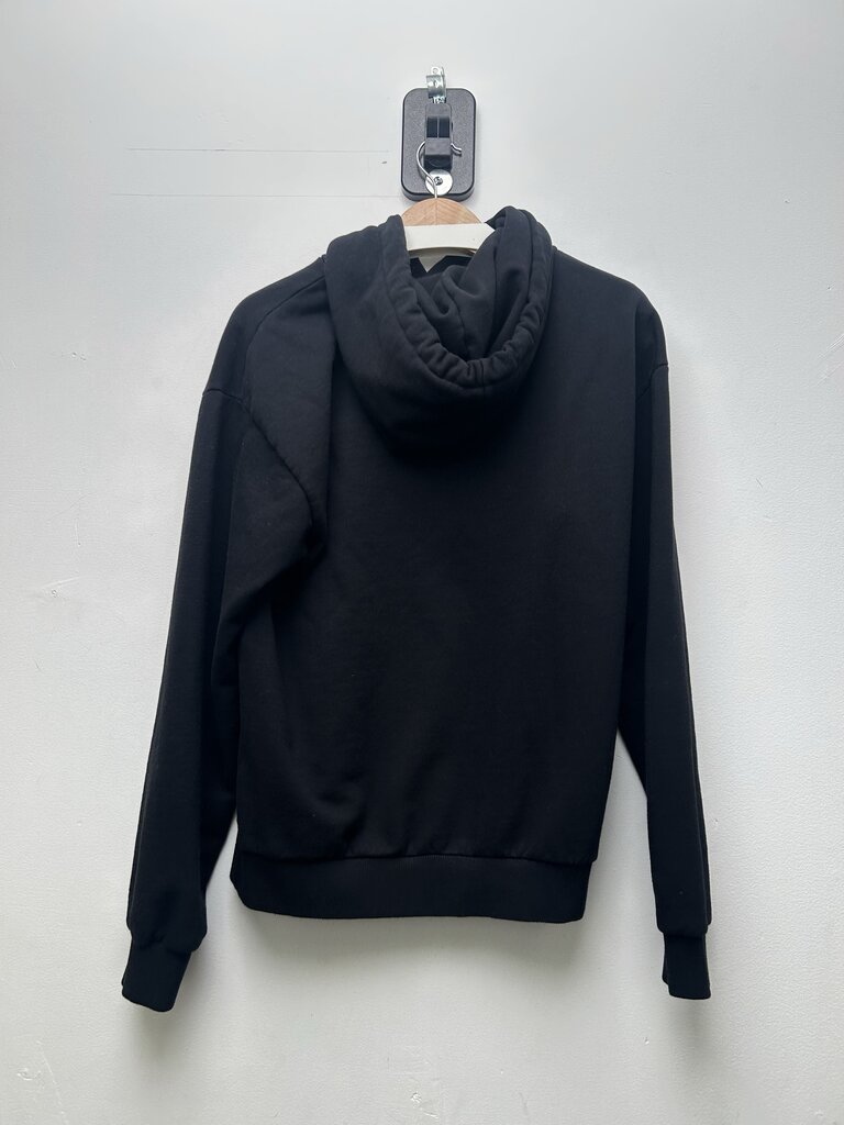 Preowned Celine Black White Logo Hoodie Sz.Small