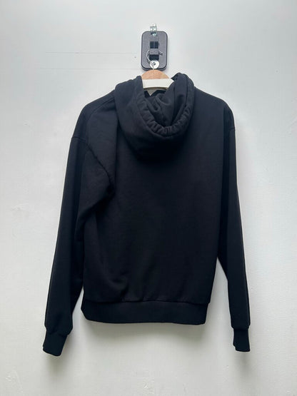 Preowned Celine Black White Logo Hoodie Sz.Small