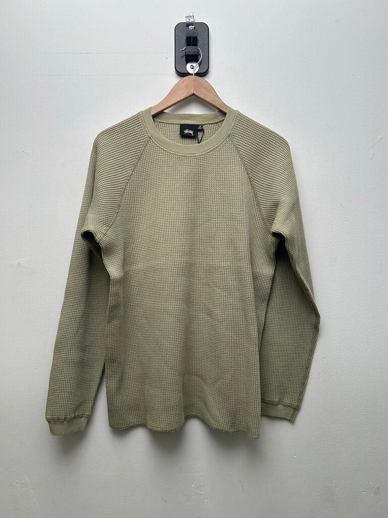 New Stussy Extra Tough Raglan Desert Thermal Longsleeve sz.S