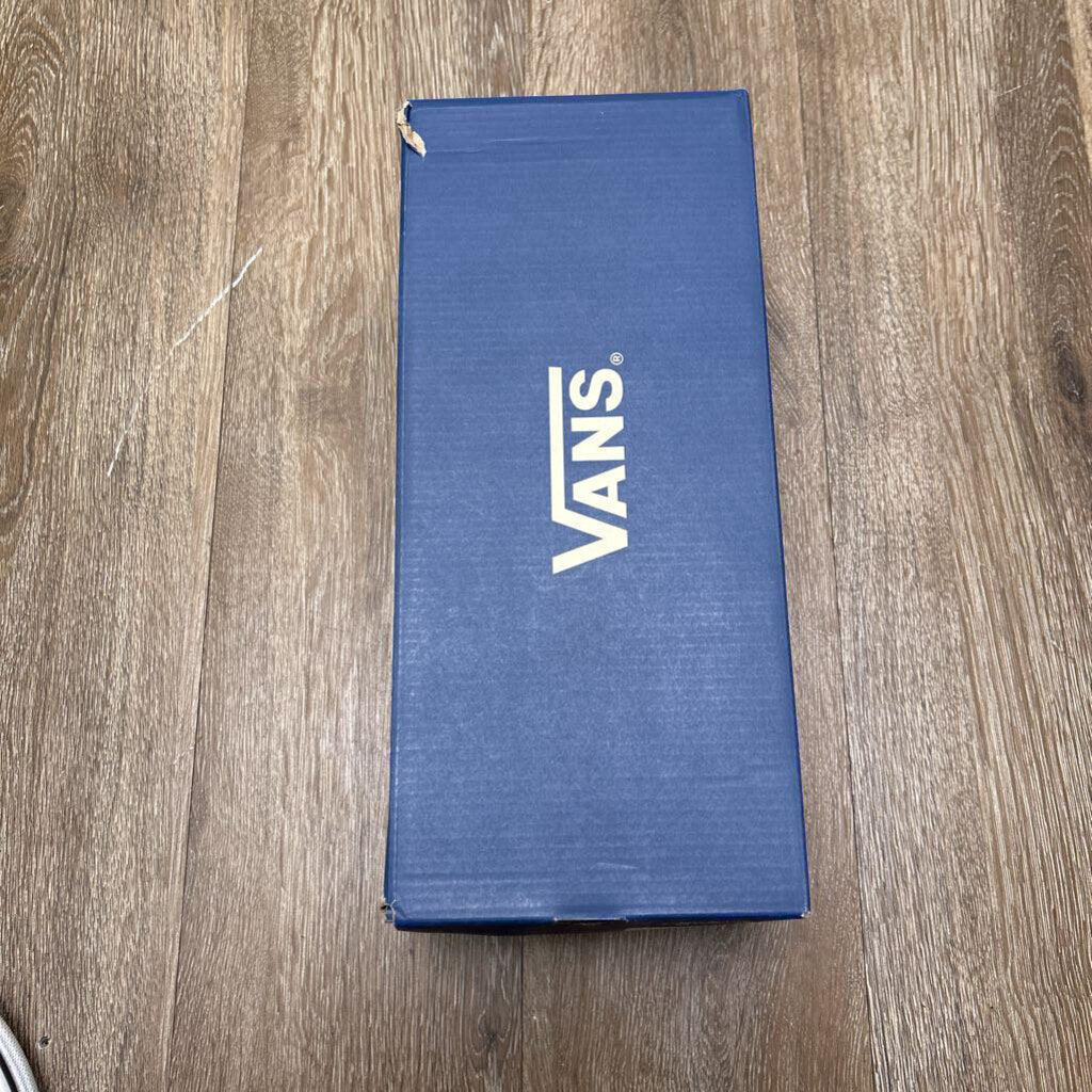 Preowned Vans White Silver Flame Sz.12