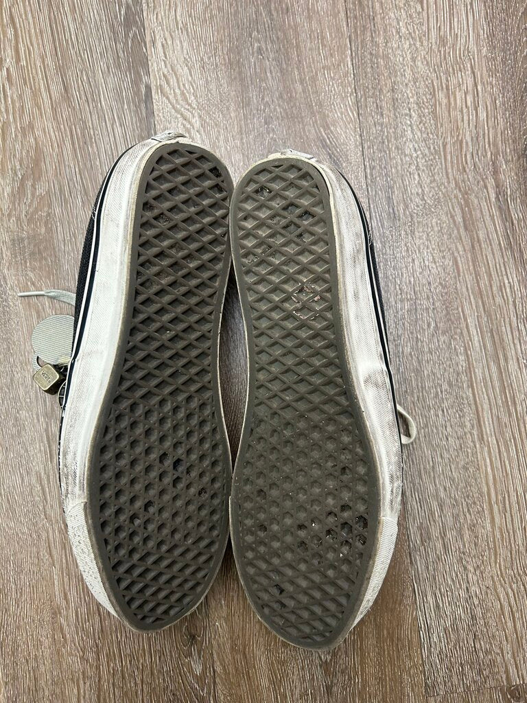 Preowned Vans La Habana Black White Sz.12