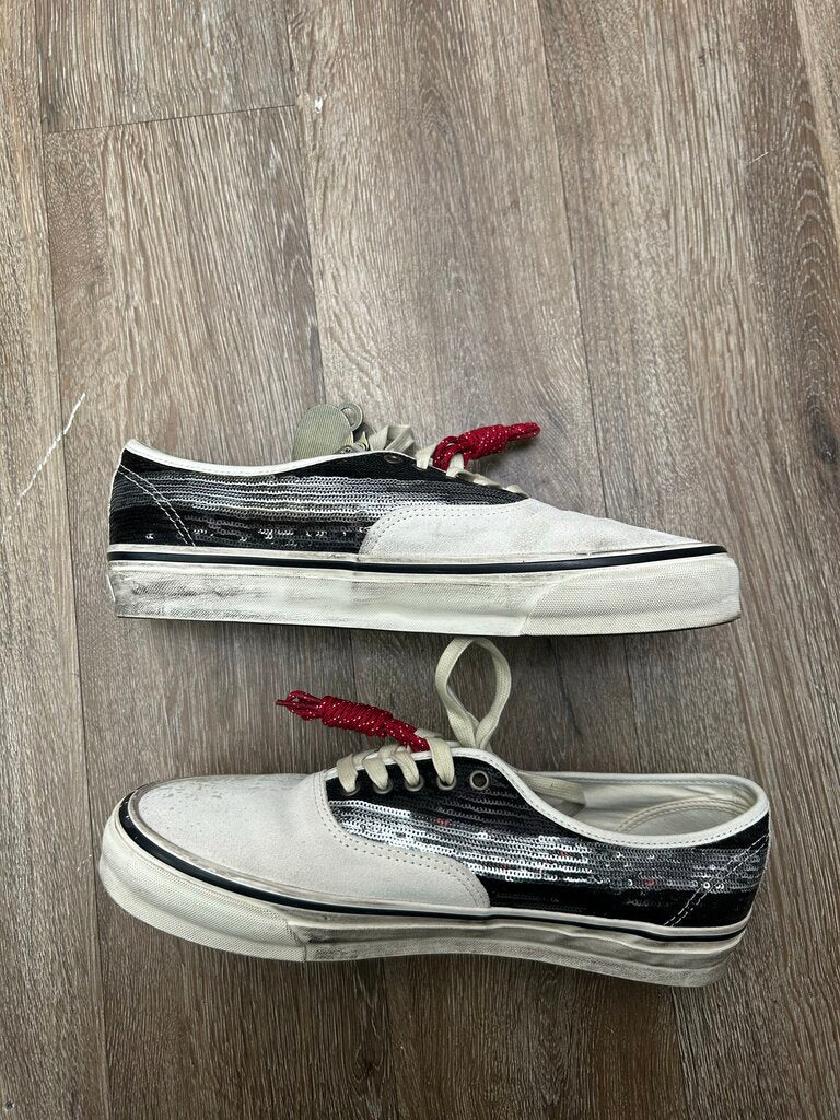 Preowned Vans La Habana Black White Sz.12