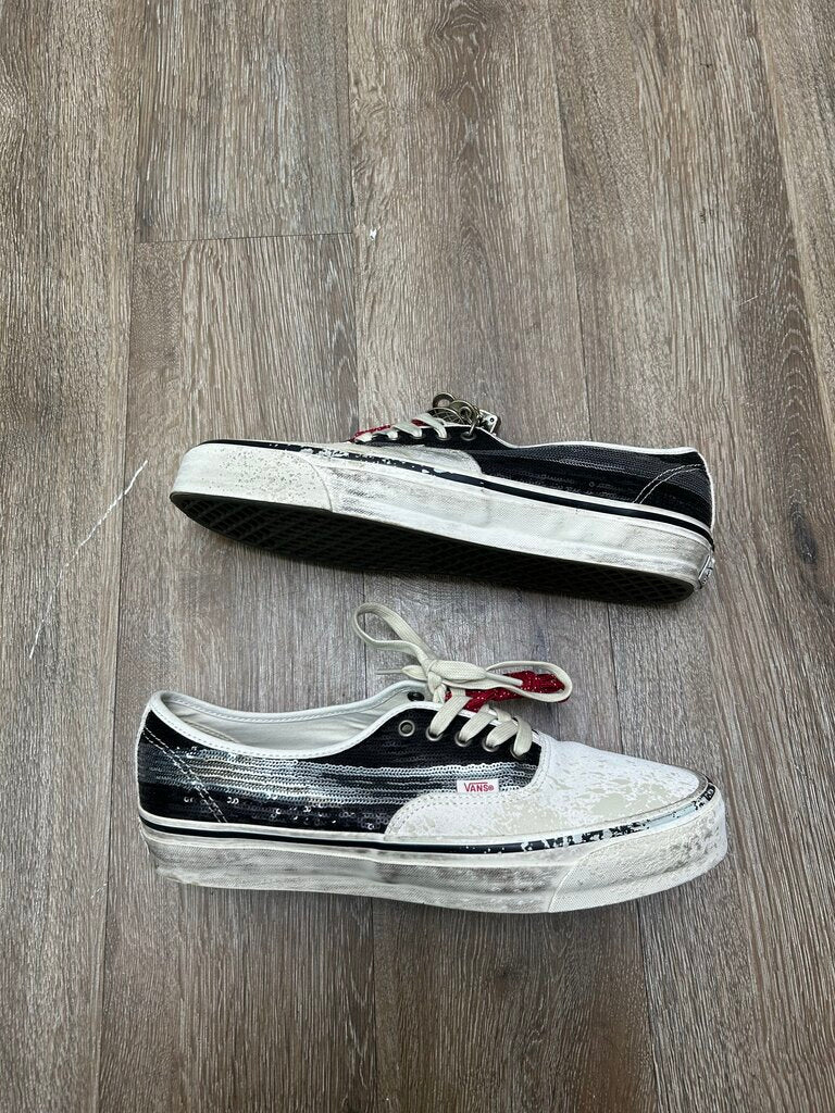 Preowned Vans La Habana Black White Sz.12