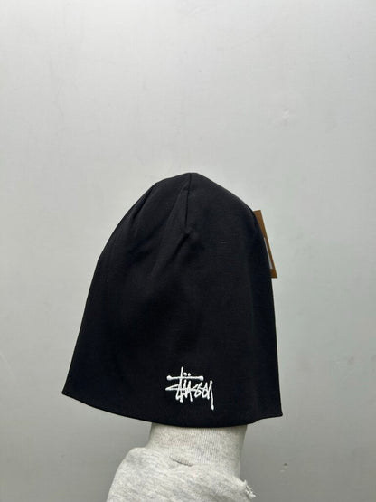 New Stussy Black Skullcap Beanie